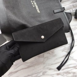 Copy YSL Saint Lauren Shopping Tote Bags Black