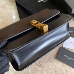 AAA+ YSL Saint Laurent Carre Satchel Monogram Bag Black