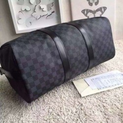 High Quality Keepall Bandouliere 45 Damier Graphite N41418