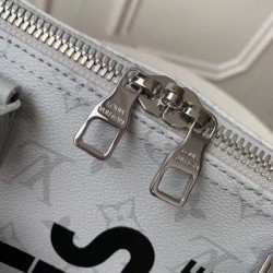 Inspired Keepall Bandouliere 50 Monogram M44643 White