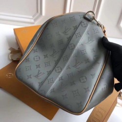 1:1 Mirror Keepall Bandouliere 50 Monogram Titanium M43886