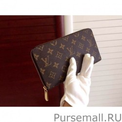 Knockoff Monogram Canvas Wallet Zippy Organizer M60002