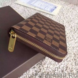 AAA+ Damier Ebene Canvas Canvas Zippy Organizer N60003