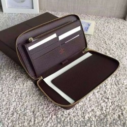 AAA+ Damier Ebene Canvas Canvas Zippy Organizer N60003