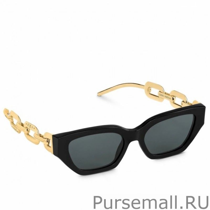 Top Quality Black LV Edge Sunglasses Z1473E