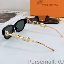 Top Quality Black LV Edge Sunglasses Z1473E