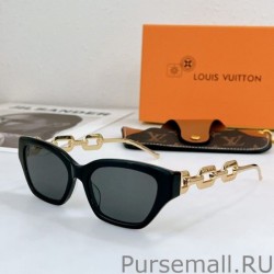 Top Quality Black LV Edge Sunglasses Z1473E