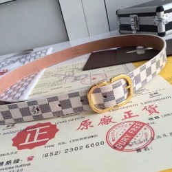 1:1 Mirror Mini 25MM Belt Damier Azur M9782X