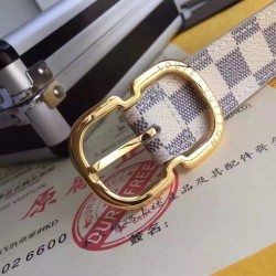 1:1 Mirror Mini 25MM Belt Damier Azur M9782X