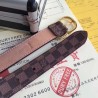 Replica Mini 25MM Belt Damier Ebene M9744V