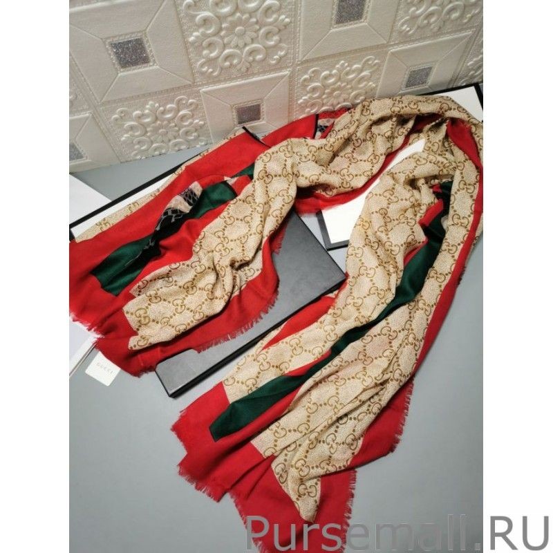 Top Quality Classic Cashmere Scarf 100 x 200 Red