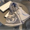 Designer Classic Cashmere Scarf Dark Gray