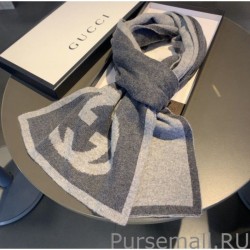 Designer Classic Cashmere Scarf Dark Gray