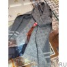 High Quality classic double-faced cashmere men scarf Gray