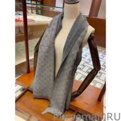 High Quality classic double-faced cashmere men scarf Gray