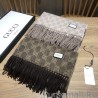 High classic double-faced cashmere scarf Coffee