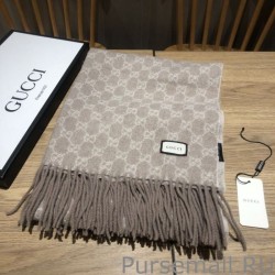 Replicas classic double-faced cashmere scarf Gray