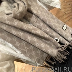 Replicas classic double-faced cashmere scarf Gray