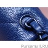 Perfect All Color Grained Calfskin Flap Bag AS1784 Blue