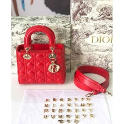 Perfect Christian Dior Small My ABCDior Tote Bag M0538 Red