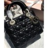 Designer Dior Lady Dior Bag Black