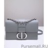 1:1 Mirror Christian Dior 30 Montaigne Chain Bag Gray