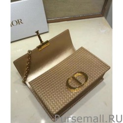 Perfect Christian Dior 30 Montaigne Flap Chain Bag Bronze-Coloured