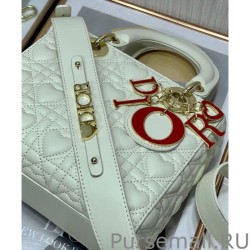 Inspired Christian Dior Dioramour My Abcdior Lady Dior Bag Cream