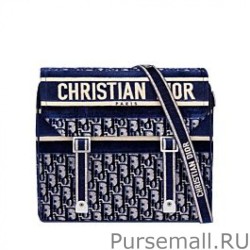 High Quality Christian Dior Diorcamp Messenger Bag Dark Blue