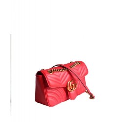 High Quality GG Marmont Matelasse Mini Bag 443497 Red