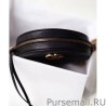 Top GG Marmont Mini Round Shoulder Bag 550154 Black