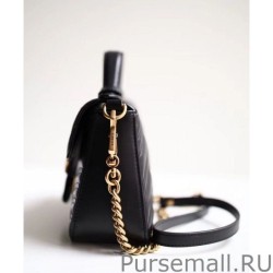 Luxury GG Marmont mini top handle bag 547260 Black