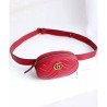 Wholesale GG Marmont Matelasse Leather Belt Bag 476434 Red