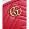 Wholesale GG Marmont Matelasse Leather Belt Bag 476434 Red