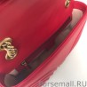 UK GG Marmont Matelasse Mini Bag 443497 Red