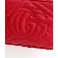 Knockoff GG Marmont Matelasse Mini Bag 448065 Red