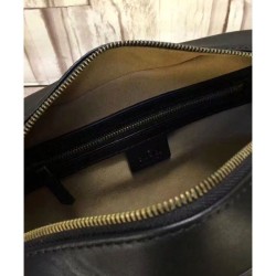 Perfect GG Marmont Matelasse Shoulder Bag 443499 Black