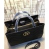 Perfect GG Marmont Matelasse Top Handle Bag 443505 Black