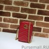 Replica GG Marmont Mini Bag 598597 Red