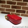 Replica GG Marmont Mini Bag 598597 Red