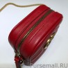 Replica GG Marmont Mini Bag 598597 Red