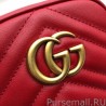 Replica GG Marmont Mini Bag 598597 Red