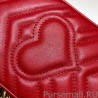 Replica GG Marmont Mini Bag 598597 Red