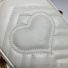 Inspired GG Marmont Mini Bag 598597 White