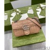 1:1 Mirror GG Marmont Mini Shoulder Bag 446744 Apricot