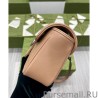 1:1 Mirror GG Marmont Mini Shoulder Bag 446744 Apricot