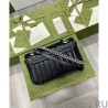 Best GG Marmont Mini Shoulder Bag 446744 Black