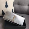 Inspired YSL Saint Laurent Classic Clutch Silver