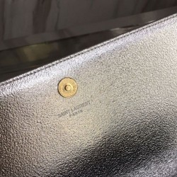 Inspired YSL Saint Laurent Classic Clutch Silver