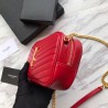 Top Quality YSL Saint Laurent LouLou Chain Bag Red